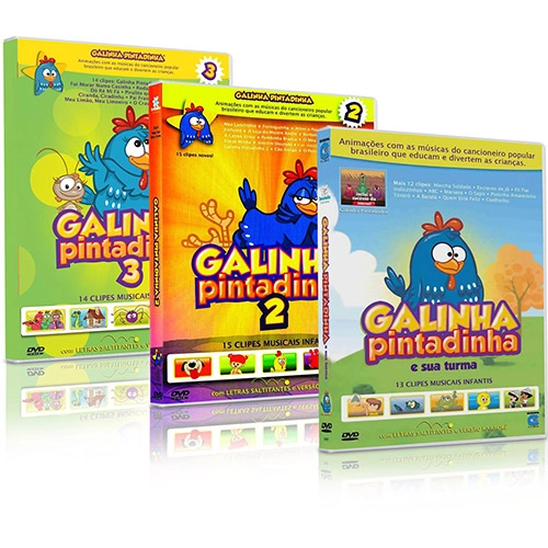 Galinha Pintadinha Trilogia DVDRip Nacional