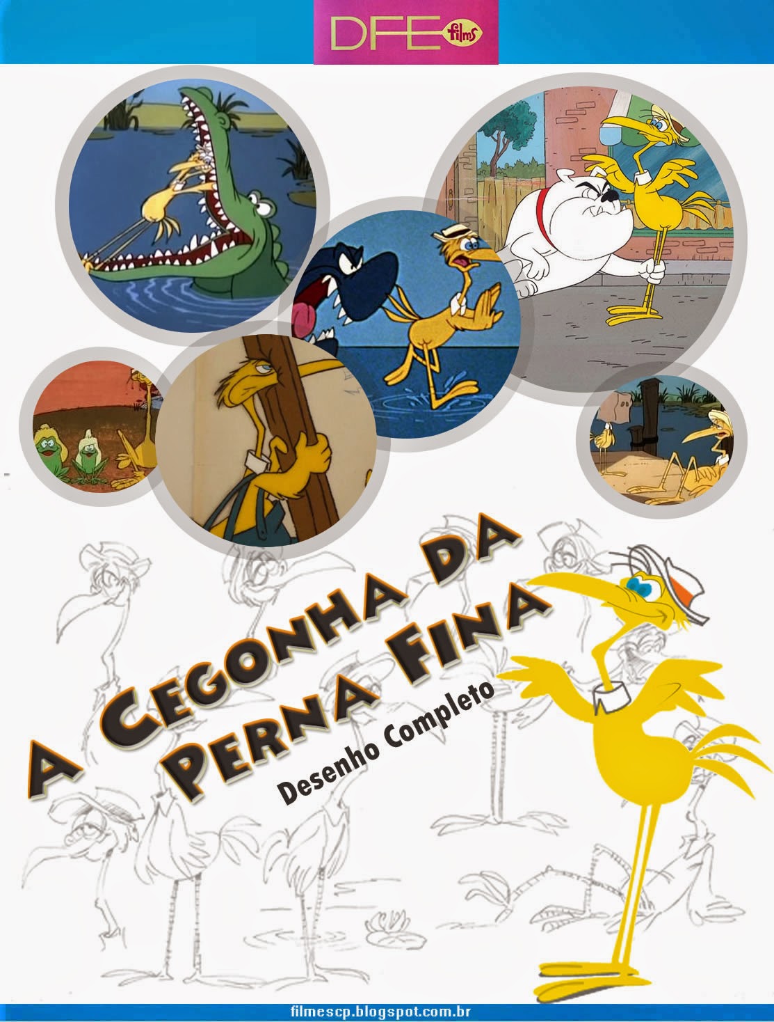 A Cegonha da Perna Fina AVI [ 1978 ] Desenho Completo + Extras – Assistir e Baixar Grátis