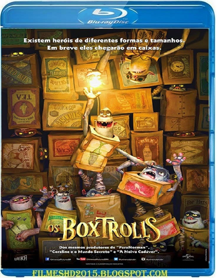 Baixar Filmes Os BoxTrolls BluRay 720P | 1080P Dual Áudio 2014 – Torrent