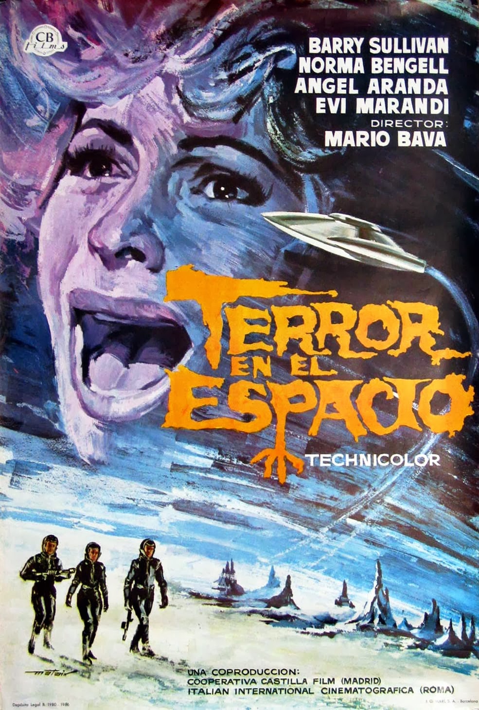 Planeta dos Vampiros (Terrore Nello Spazio) (1965)